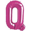 Magenta Pink Letter Q Foil Balloon