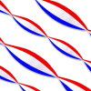 Red, White & Blue Crepe Streamer