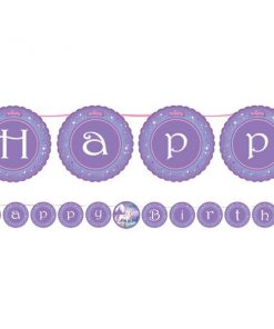 Unicorn Fantasy Party Ribbon Letter Banner