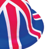 Union Jack Plastic Bowler Hat