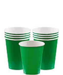 Green Paper Party Cups