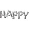 HAPPY Silver Foil Balloon