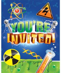 Mad Scientist Party Invites