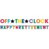 Retirement Officially Retired Party Jumbo Letter Banner