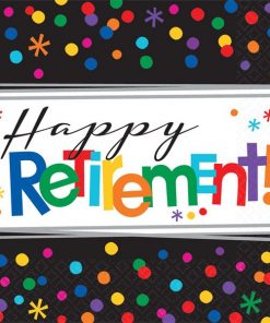 Retirement Officially Retired Party Paper Napkins