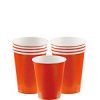Orange Paper Party Cups