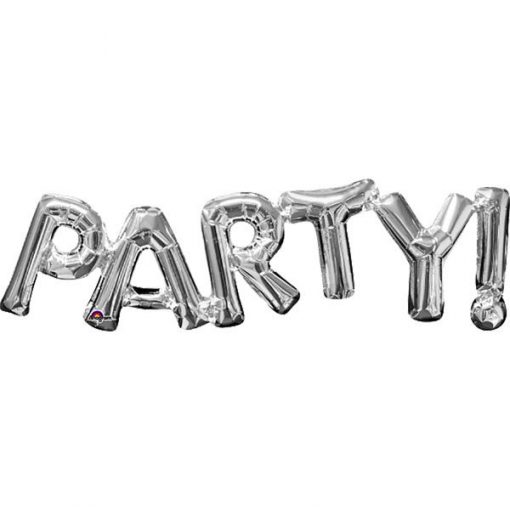 PARTY Silver Foil Balloon