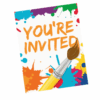 Art Themed Party Invites