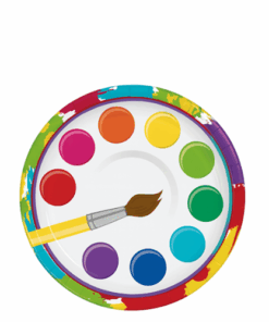 Art Themed Party Paper Plates