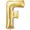 Gold Letter F - 16" Foil Balloon