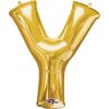 Gold Letter Y - 16" Foil Balloon