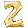 Gold Letter Z - 16" Foil Balloon