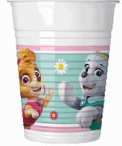Paw Patrol Pink Party Plastic Cups