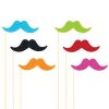 Summer Photo Booth Prop - Moustache on Stick