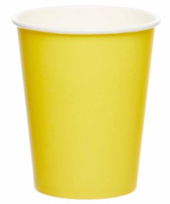 Yellow Paper Cups