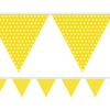 Yellow Polka Dot Paper Bunting