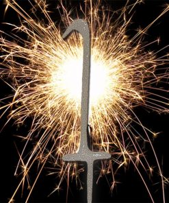 Number 1 Sparkler Candle