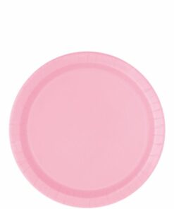 Baby Pink Paper Dessert Plates