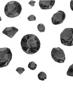 Black Gem Table Diamante
