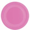 Bright Pink Paper Plates