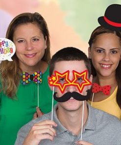 Confetti Birthday Photo Booth Props
