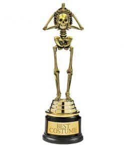 Halloween Best Costume Plastic Trophy