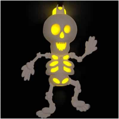 Halloween Glow Skeleton Necklace