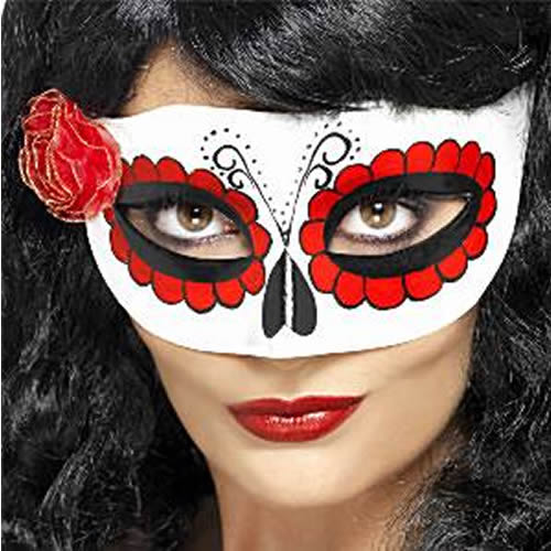Halloween Mexican Day of the Dead Mask Fun Party Supplies