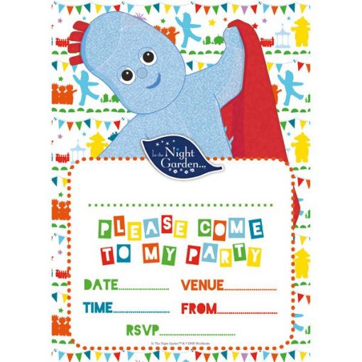 NEW In the Night Garden Party Plastic Loot Bags