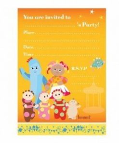 20 x In the Night Garden Party Invitations