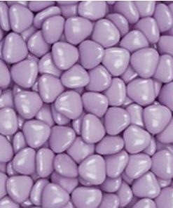 Lilac Chocolate Hearts