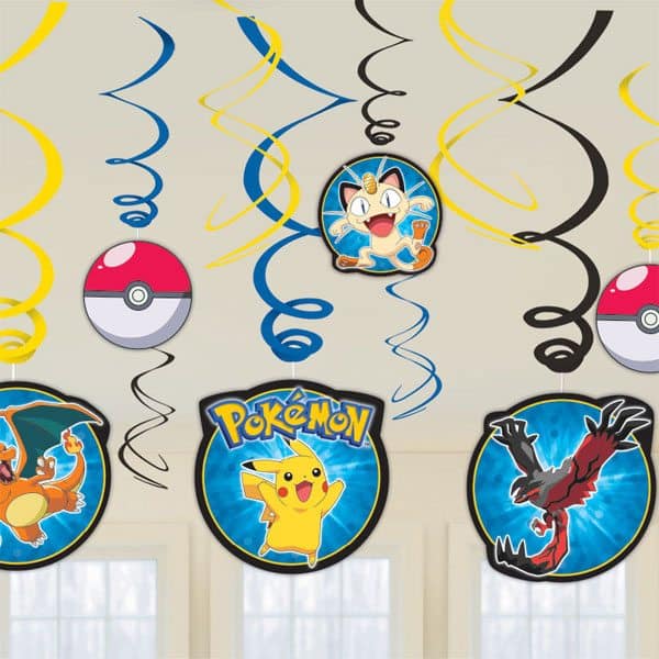 Buy Pokemon Party Hanging Swirls Decorations Fun Party Supplies