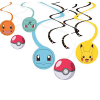 Pikachu Pokemon Party Swirl Decorations