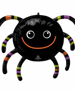 Smiley Spider Shaped Foil Balloon