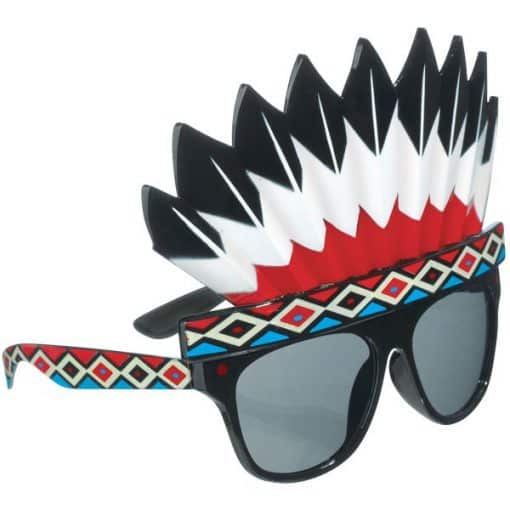 Indian Head Dress Glasses