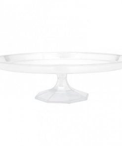 Clear Plastic Dessert Cake Stand