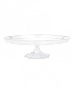 Clear Plastic Dessert Cake Stand