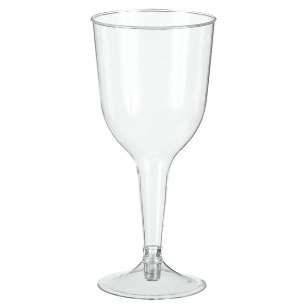 Buy Clear Plastic Wine Glasses Next Day UK Delivery