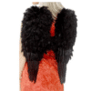 Halloween Black Angel Wings