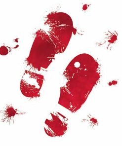 Bloody Footprints Decoration - 61cm