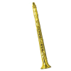 Gold Plastic Musical Instrument Decorations