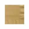 Gold Party Paper Beverage Napkins