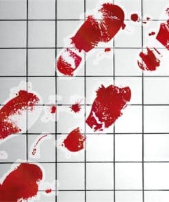 Bloody Footprints Decoration - 61cm