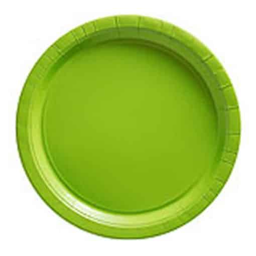 Lime Green Paper Plates