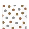Metallic Polka Dot Party Paper Napkins