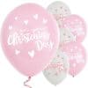 Pink Christening Day Latex Balloons