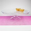 Clear Plastic Dessert Cake Stand