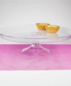 Clear Plastic Dessert Cake Stand