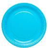 Turquiose Paper Plates - 23cm