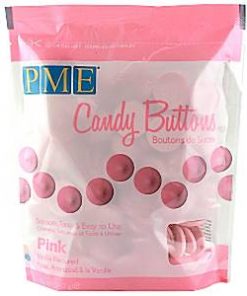 Pink Vanilla Candy Buttons